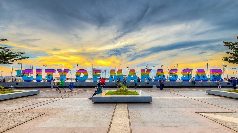 Arrival in Makassar