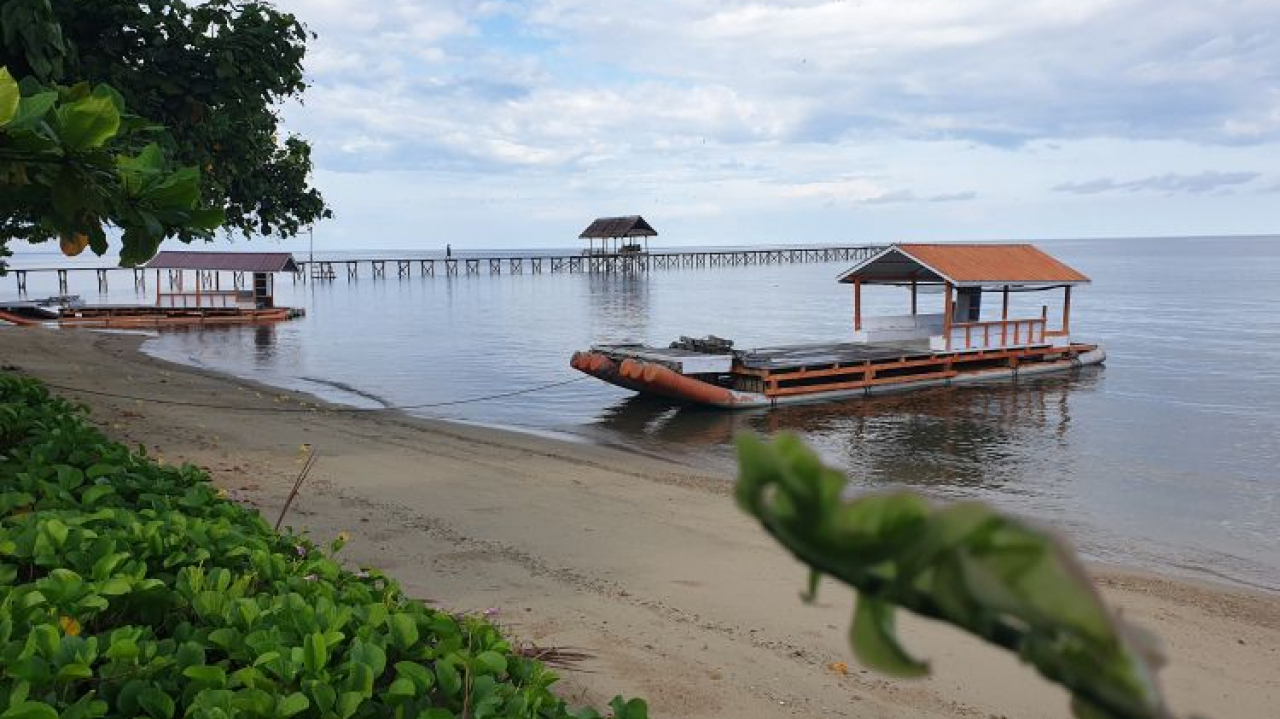 Equator Line Moutong and Gorontalo City