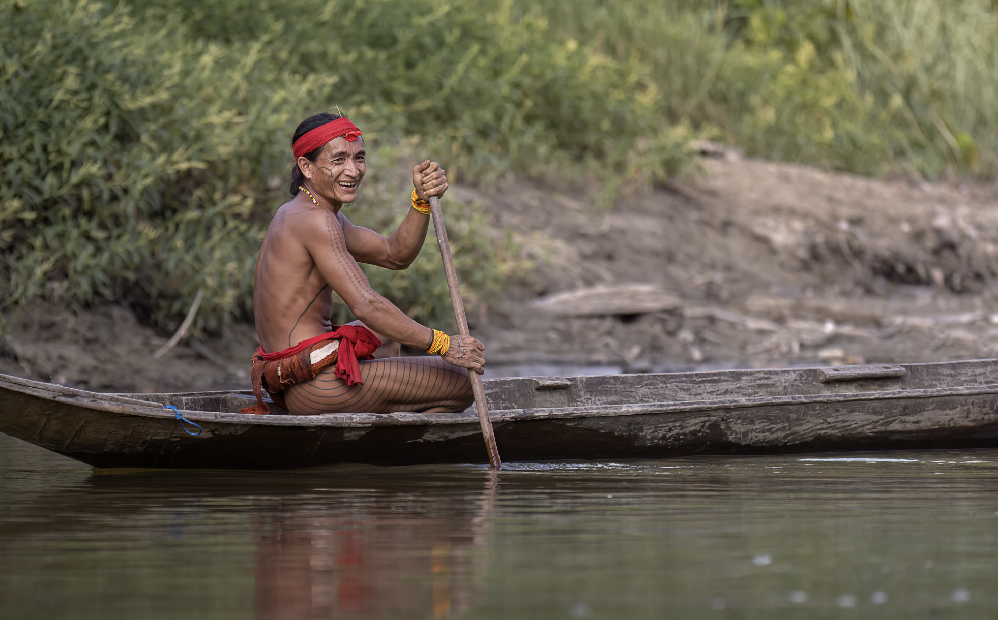 Siberut River Dugout Canoe Journey to Mentawai Village